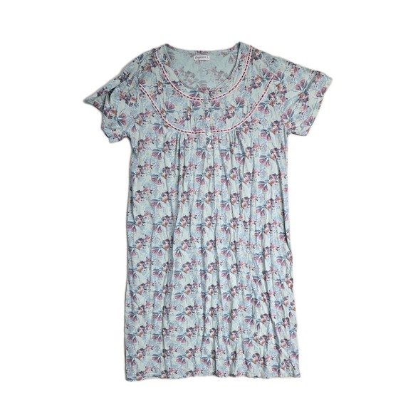 Keyocean Other - keyocean nightgown Granny Size Large  Blue Floral
